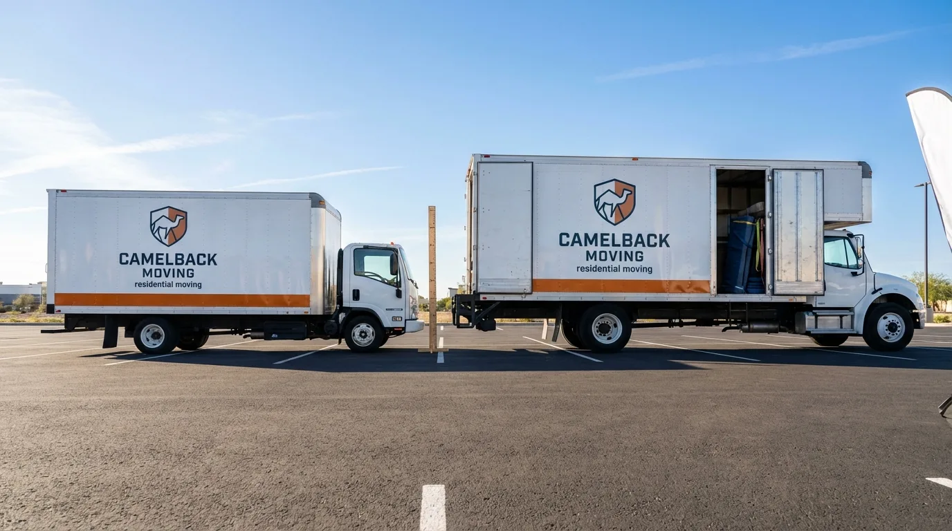 Moving truck size capacity guide in Sherrills Ford